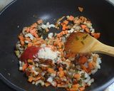 多種の冷凍キノコ、人参、竹輪の混ぜご飯作り方6写真