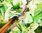 豚肉と野菜のにんにく胡麻味噌マヨ炒め作り方4写真