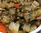 白菜と豚肉の餡かけ 幼児食作り方8写真