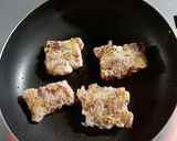 牛切り落とし肉で、かさまし節約ステーキ‼作り方10写真