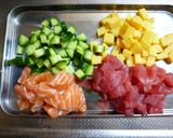 クリスマスリースのデコケーキ寿司♪作り方1写真