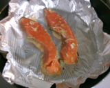 簡単！鮭のネギ 味噌 にんにく焼き！作り方3写真