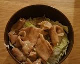超簡単　塩ダレ豚バラ丼作り方6写真