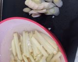 節約☆エリンギとポテトのねぎ味噌バター焼作り方2写真
