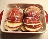 レンジで♪りんごと薩摩芋のホットデザート作り方5写真