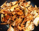 節約☆エリンギとポテトのねぎ味噌バター焼作り方5写真