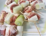 鶏肉とネギのオリーブ油焼き居酒屋風作り方2写真