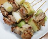 鶏肉とネギのオリーブ油焼き居酒屋風作り方3写真