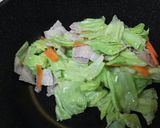 柔らか豚バラ肉とキャベツの味噌炒め作り方6写真