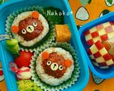 簡単❤クマちゃんミートボールにぎり作り方5写真