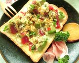 アボカド×福神漬けのカレートースト作り方4写真