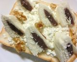 お饅頭の黒蜜チーズトースト作り方3写真