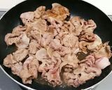 簡単❤豚のしょうが焼き丼♪温泉卵のせ作り方3写真