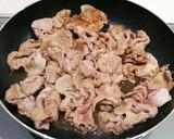 簡単❤豚のしょうが焼き丼♪温泉卵のせ作り方3写真