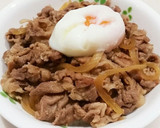 簡単❤豚のしょうが焼き丼♪温泉卵のせ作り方6写真