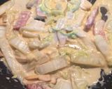 白菜アレンジ！濃厚カルボナーラ作り方5写真