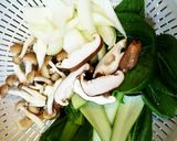 豚肉とキノコのオイスターソース炒め作り方1写真