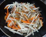 大根の皮deきんぴら作り方3写真