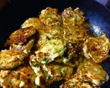 もめん豆腐ととりひき肉のつくね焼き作り方8写真