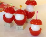 ツリーと雪だるまサンタのピンチョス作り方3写真