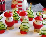 ツリーと雪だるまサンタのピンチョス作り方6写真