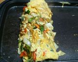 ホットプレートでとんぺい焼き風野菜オムツ作り方9写真