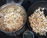 抹茶ポップコーン 2種類同時に作った作り方5写真