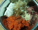 お麸と豆腐でかさ増し！煮込みハンバーグ作り方3写真