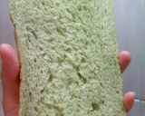 青汁＆生クリーム食パン♪作り方4写真