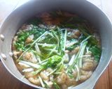 水菜とお揚げのサッと煮♪作り方3写真