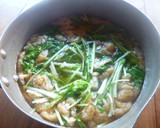 水菜とお揚げのサッと煮♪作り方3写真