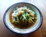 水菜とお揚げのサッと煮♪作り方4写真