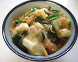 アミ海老と葱のスタミナアップ愛情丼ぶり！作り方7写真