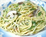 ワンポットパスタ☆塩辛わさびクリーム作り方7写真