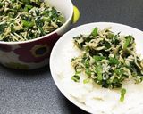 ごはんのお供に！春菊しらす炒め作り方5写真