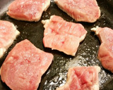 豚肉の旨煮リンゴと玉ねぎソース作り方2写真