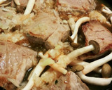 豚肉の旨煮リンゴと玉ねぎソース作り方3写真