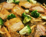 豚肉の旨煮リンゴと玉ねぎソース作り方4写真