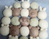 キャラクターちぎりパン作り方6写真