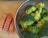 簡単！ブロッコリーとベーコンの蒸し炒め作り方1写真