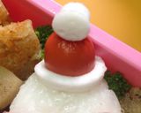 トナカイと雪だるまの仲良しクリスマス弁当作り方9写真
