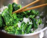 なばなのしらすおろし和え作り方6写真