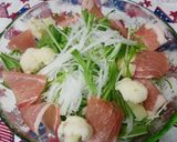 野菜を食べよう♡水菜と大根のサラダ作り方4写真