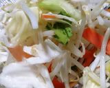 お野菜たっぷり(*^^*)もろみうどん♪作り方1写真