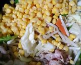 お野菜たっぷり(*^^*)もろみうどん♪作り方3写真