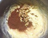 バナナとクルミのチョコパウンドケーキ★作り方6写真