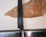 鶏胸肉の簡単やわらかピカタ♪ナゲット風作り方3写真