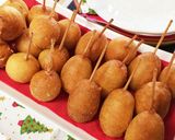 子供喜ぶ♪アメリカンドッグ&チーズボール作り方5写真