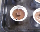 サラダ油で!フォンダンショコラ風ケーキ♪作り方5写真