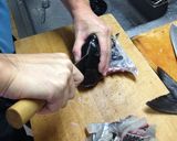 【釣食】イズスミあらの中華スープ作り方6写真